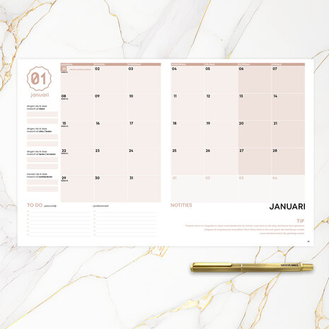 UITVERKOCHT | SP X Cent Pur Cent 'BeautyPlanner 2024' - Special edition