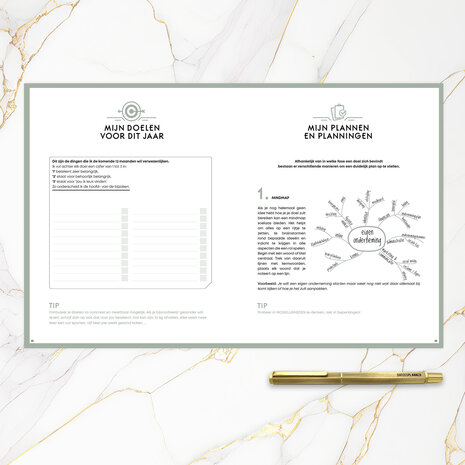             UITVERKOCHT | Ongedateerde Midnight blue SuccesPlanner