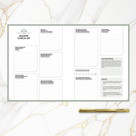             UITVERKOCHT | Ongedateerde Midnight blue SuccesPlanner