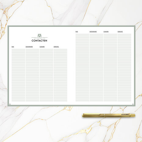             UITVERKOCHT | Ongedateerde Midnight blue SuccesPlanner