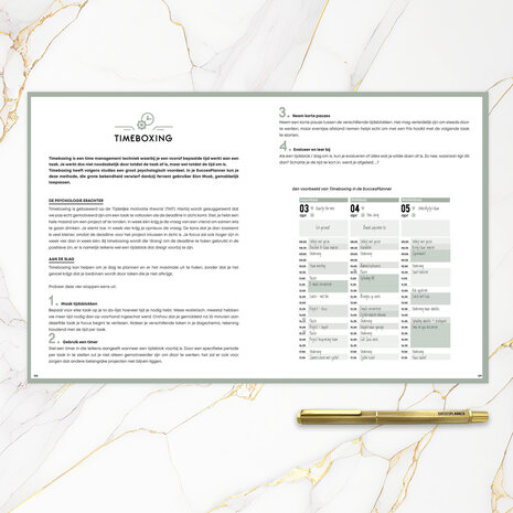             UITVERKOCHT | Ongedateerde Midnight blue SuccesPlanner