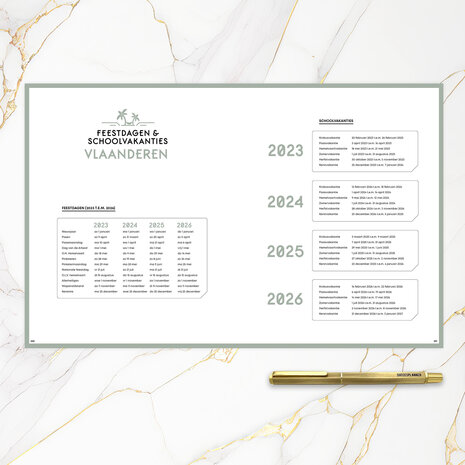             UITVERKOCHT | Ongedateerde Midnight blue SuccesPlanner