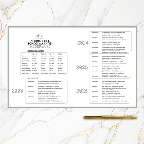             UITVERKOCHT | Ongedateerde Midnight blue SuccesPlanner