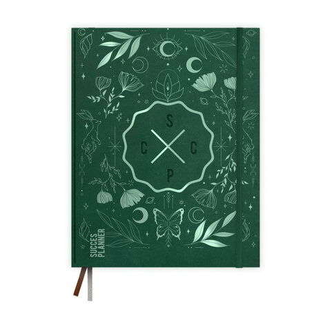                UITVERKOCHT | Ongedateerde Forest green SuccesPlanner