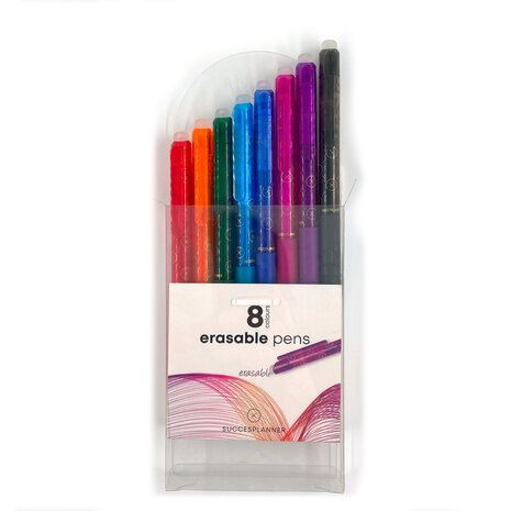PRE-ORDER | Uitwisbare pennen – set van 8 pennen