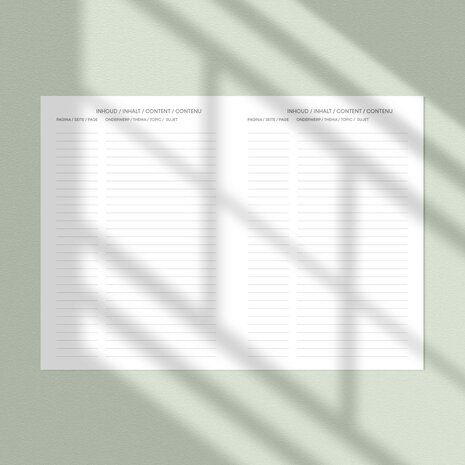  SuccesPlanner Notes Appelblauwzeegroen