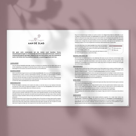        Ongedateerde Oudroze SuccesPlanner