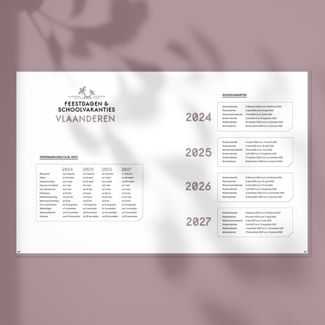        Ongedateerde Oudroze SuccesPlanner