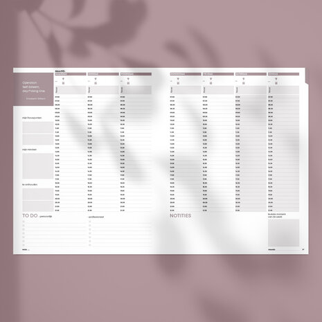  Ongedateerde Zwarte SuccesPlanner