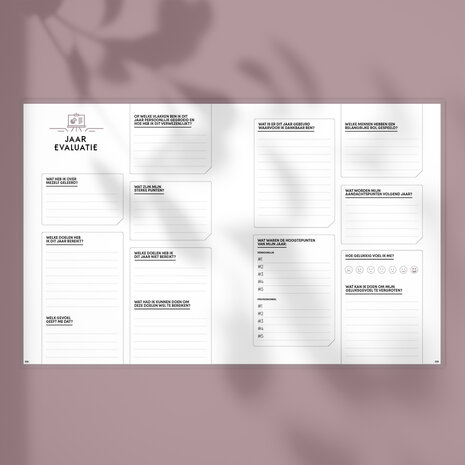  Ongedateerde Zwarte SuccesPlanner
