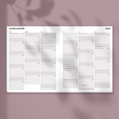 Binnenzijde SuccesPlanner 2025