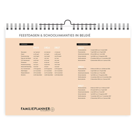 Ongedateerde FamiliePlanner