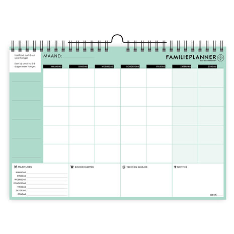 Ongedateerde FamiliePlanner
