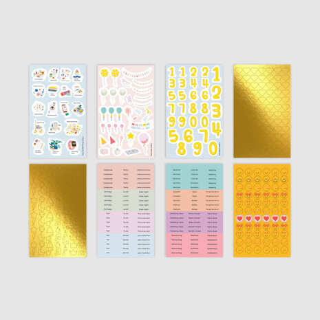 trendy stickerset van 700+ stickers