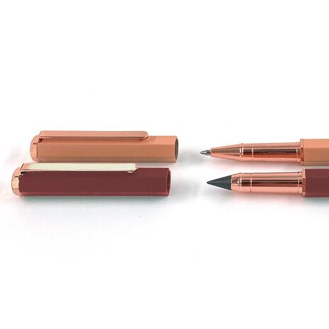              NIEUW | SET van rollerpen blush & Wonderpotlood terracotta