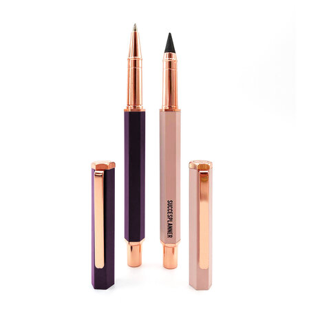                         NIEUW | SET van rollerpen paars & Wonderpotlood roze