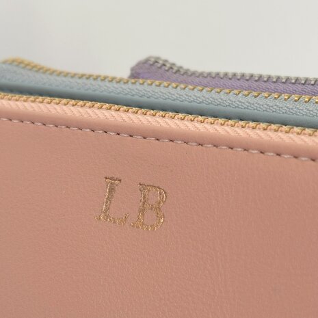     NIEUW | Blush & terracotta - dubbelkleurig pennenetui