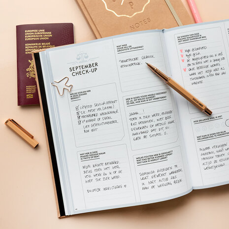 Zengroene Academische SuccesPlanner '25-'26 - weekplanner & agenda - combineert je privé en school in één planner - schoolagenda - augustus '25 - juli '26
