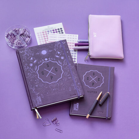                   NIEUW | Ongedateerde Purple universe SuccesPlanner