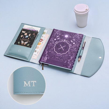 Maandtabs paars metallic