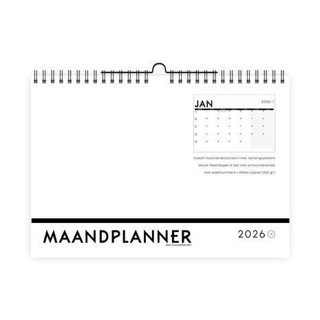     PRE-ORDER | MaandPlanner 2026