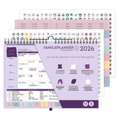   PRE-ORDER | FamiliePlanner 2026 (A4-formaat)
