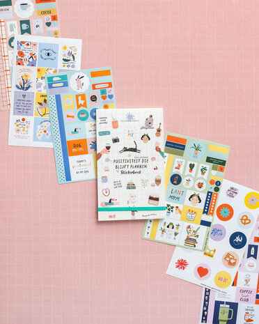 Positiviteit die blijft plakken – stickerboek