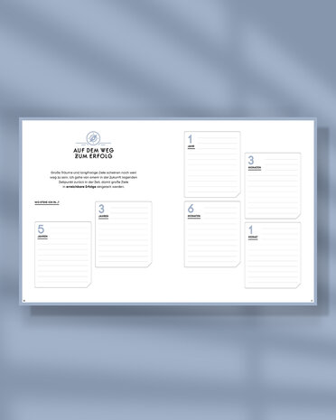 6 Flatlay SP26DE Auf dem weg SuccesPlanner wochenplanner 2026