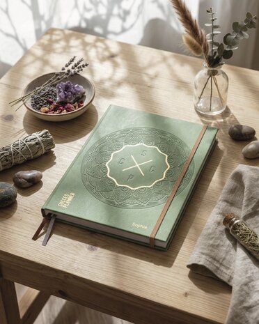 Zen groene academische SuccesPlanner 2026-27