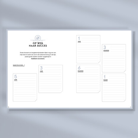 Blush Ongedateerde SuccesPlanner 5 jarenplan tot vandaag