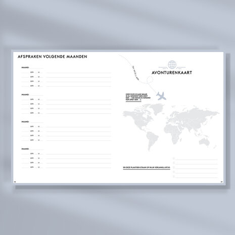 Blush Ongedateerde SuccesPlanner op reis en welke afspraken maak ik volgend jaar