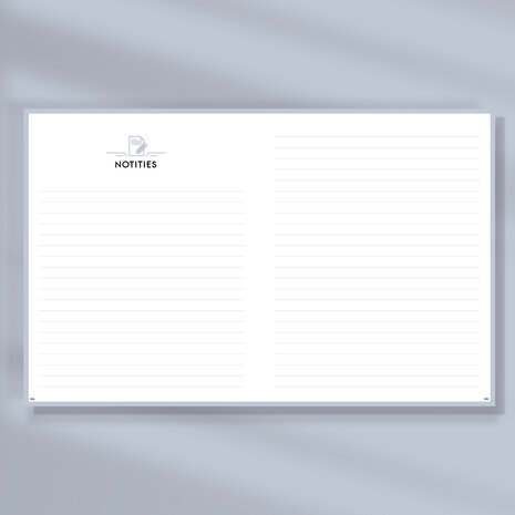 Blush Ongedateerde SuccesPlanner notities bullet journal