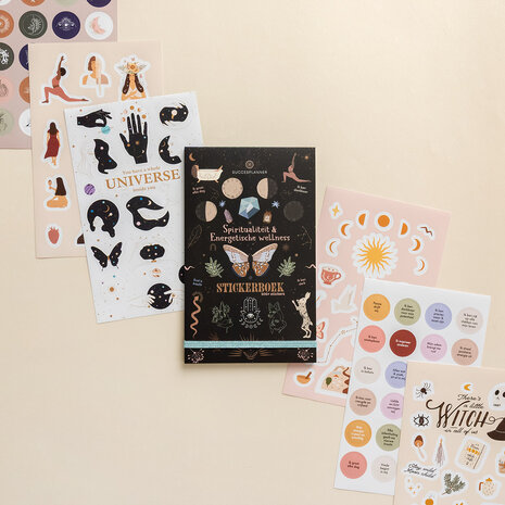               Spiritualiteit & energetische wellness &ndash; stickerboek