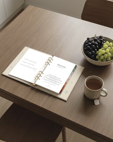 inhoud receptenmap met ringen