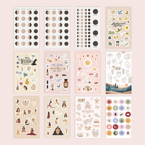 Spiritualiteit en energetische wellness - stickerboek