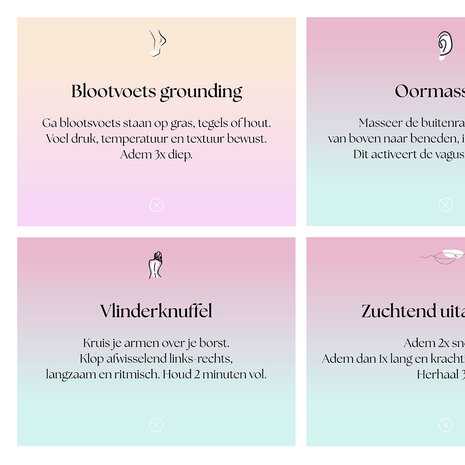 Gronding grounding relaxatie meditaie oefeningen