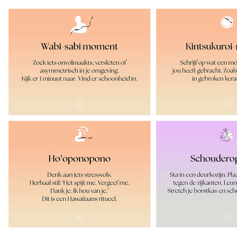 25 Mindfulness kaartjes met doosje en magneetsluiting affirmaties persoonlijke groei kwaliteitskaartjes quoates oefeningen
