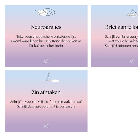 25 Mindfulness kaartjes met doosje en magneetsluiting affirmaties persoonlijke groei kwaliteitskaartjes quoates oefeningen