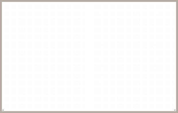 Notitieruimte aan het einde van elke maand