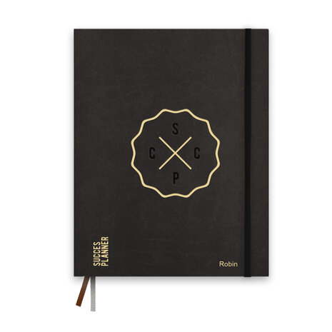 Zwarte SuccesPlanner met goudfolie