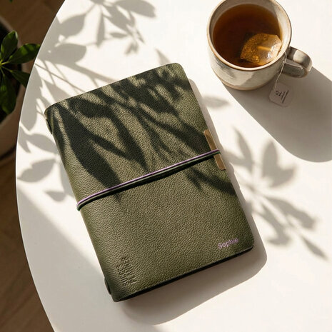 Booklet houder Mosgroen