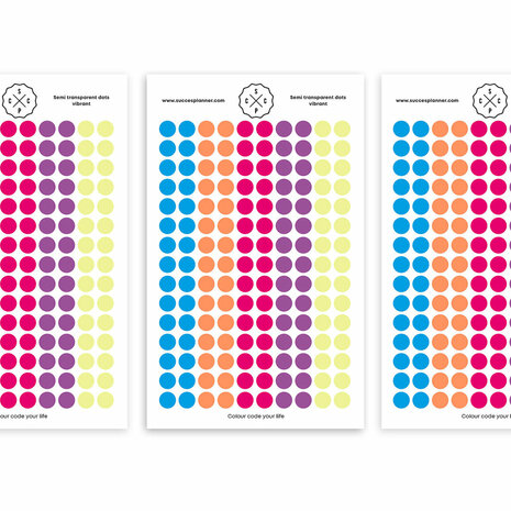 semi transparante dots - Vibrant