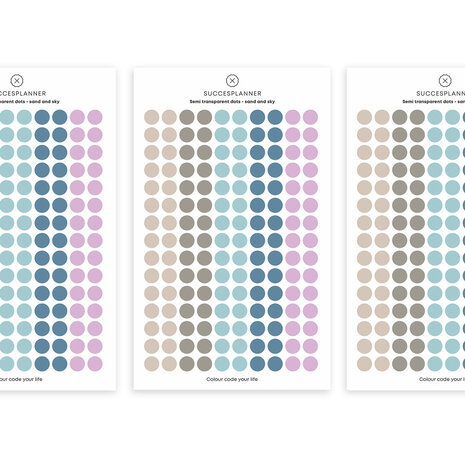 semi transparante dots - Sand and Sky