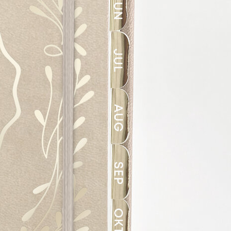 Maandtabs Metallic Champagne Zilver