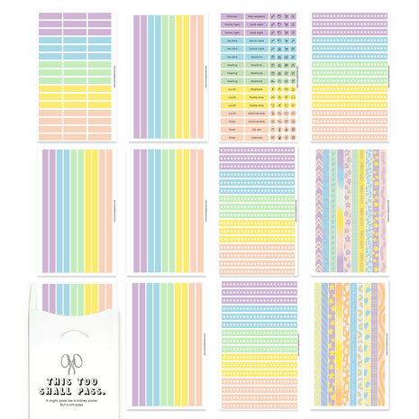 Washi-fun Stickerset Pastel