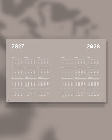 Kalender 2027 - 2028