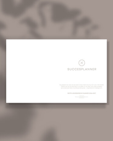 Academische SuccesPlanner 2026-2027 introductie