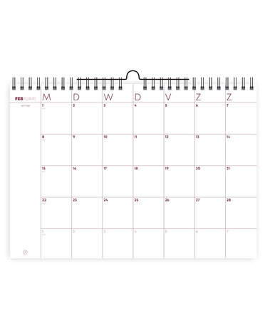 maandplanner wandkalender deskplanner