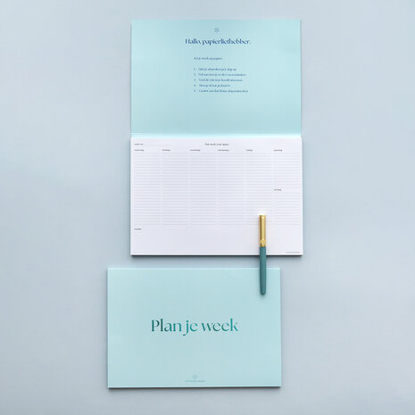 Weekplanner afscheurbaar