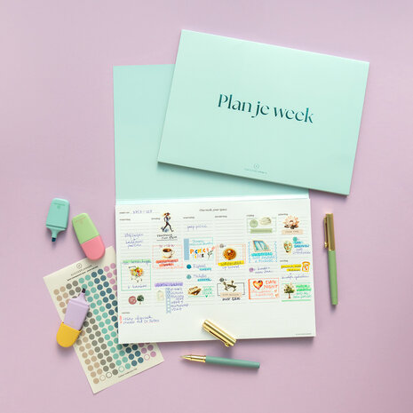 Weekplanner afscheurbaar